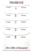 Collana Promesse Donna in Oro LETTERE1